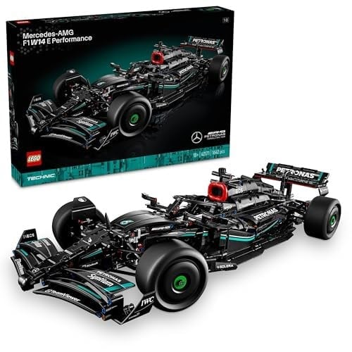 LEGO Technic Mercedes-AMG F1 W14 E Performance 42171 - Yetişkinler için Koleksiyonluk Yaratıcı Yarış Arabası Modeli Yapım Seti, Doğum Günü Hediyesi Fikri (1642 Parça)