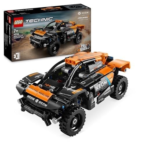 LEGO Technic NEOM McLaren Extreme E Race Car 42166 – 7 Yaş ve Üzeri Çocuklar Oyuncak Yarış Arabası Hediyesi Fikri, Orijinal Detaylar İçeren Koleksiyonluk Yaratıcı Oyuncak Model Yapım Seti (252 Parça)