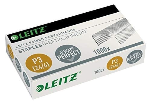 Leitz Power Performance zımba teli P3, 1000 adet, galvanizli, 55700000 24/6 mm