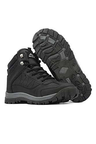 LETAO- Erkek Çocuk Soğuga Dayanıklı Fermuarlı Kürklü Trekking Bot