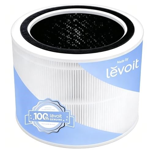 LEVOIT Core 200S Hava Temizleyici Yedek Filtre, 3'ü 1 Arada Filtre, Yüksek Verimli Aktif Karbon, Core 200S-RF, Beyaz