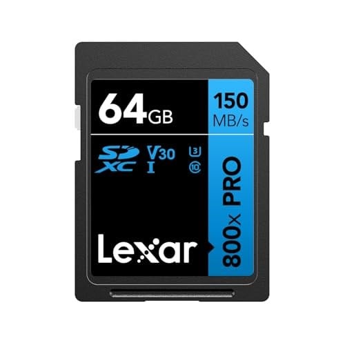 Lexar 64GB 800x Pro 150Mb/s SDXC Hafıza Kartı