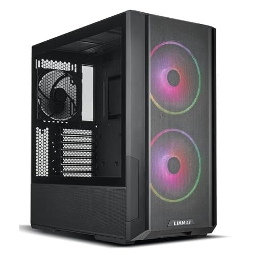 Lian Li Lancool 216 Black 2x160mm ARGB Fan/1x140mm Fan Temperli Cam USB 3.0 Mesh Siyah E-ATX Mid-Tower Gaming (Oyuncu) Kasa