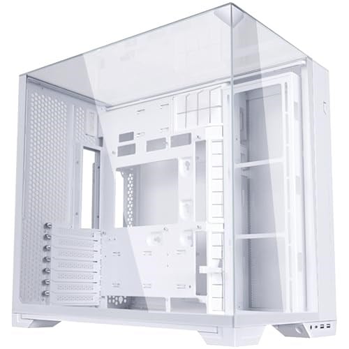 Lian Li O11 Vision Compact ATX Mid-Tower Oyun PC Kasası - Alüminyum ve Temperli Cam (Beyaz)