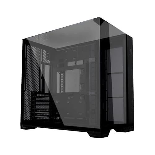 Lian Li O11 Vision Kompakt Siyah Çelik Temperli Cam ATX Orta Kule Bilgisayar Kasası-Geri Bağlantı Desteği-O11VPX - Seçenekler: O11 Vision Compact Siyah, O11 Vision Compact Beyaz