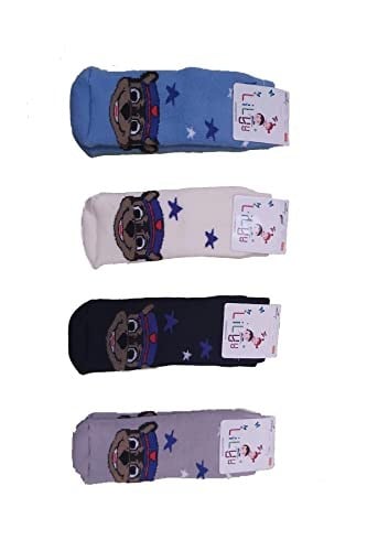 Lilyy Baby & Kids Socks Lilyy 3 Çift Havlu Soket Çorap Çok Renkli 3-4 Yaş