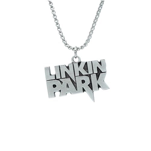 Linkin Park Örme Zincir Kolye - Gümüş Kaplama - Erkek Kadın Kolye - No:1535