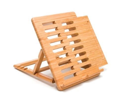 Lipper International 1887 iPad, Samsung, Nexus, Nintendo Switch ve Diğer Tabletler için Bambu Ahşap Genişletilebilir Stand