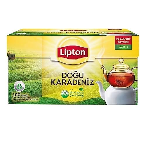 Lipton Doğu Karadeniz Demlik Poşet Çay, 100'lü, 320g