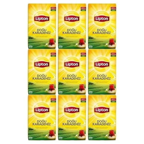 Lipton Doğu Karadeniz Dökme Çay 1000 gr x 9 Adet