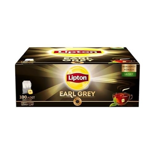 Lipton Earl Grey Bardak Poşet Çay 100'Lü 200G