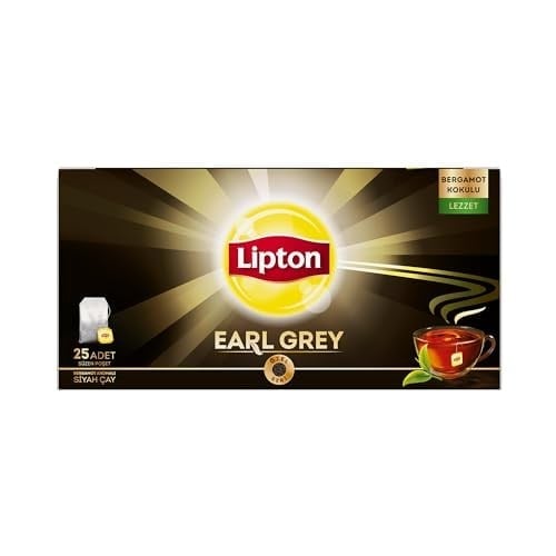 Lipton Earl Grey Bardak Poşet Çay 25'Li, 50G