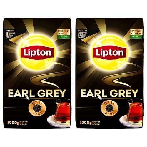 Lipton Earl Grey Bergamot Aromalı Dökme Çay 1000 gr x 2 Adet