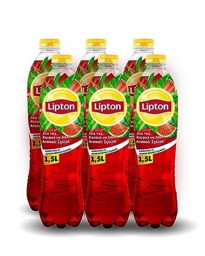 Lipton Ice Tea Karpuz ve Nane Aromalı Soğuk Çay Pet 6 x 1,5 L