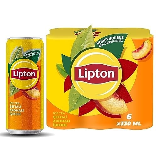 Lipton Ice Tea Şeftali Kutu 6x330 ml