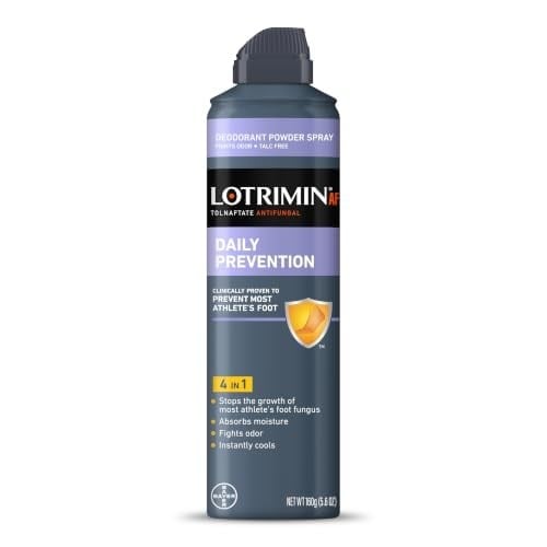 Lotrimin Deodorant Powder Spray Daily Prevention 160Gr