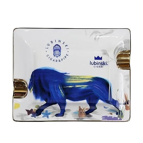 Lubinski Blue Lion Seramik Puro Küllüğü Beyaz/Gold 2li Modern