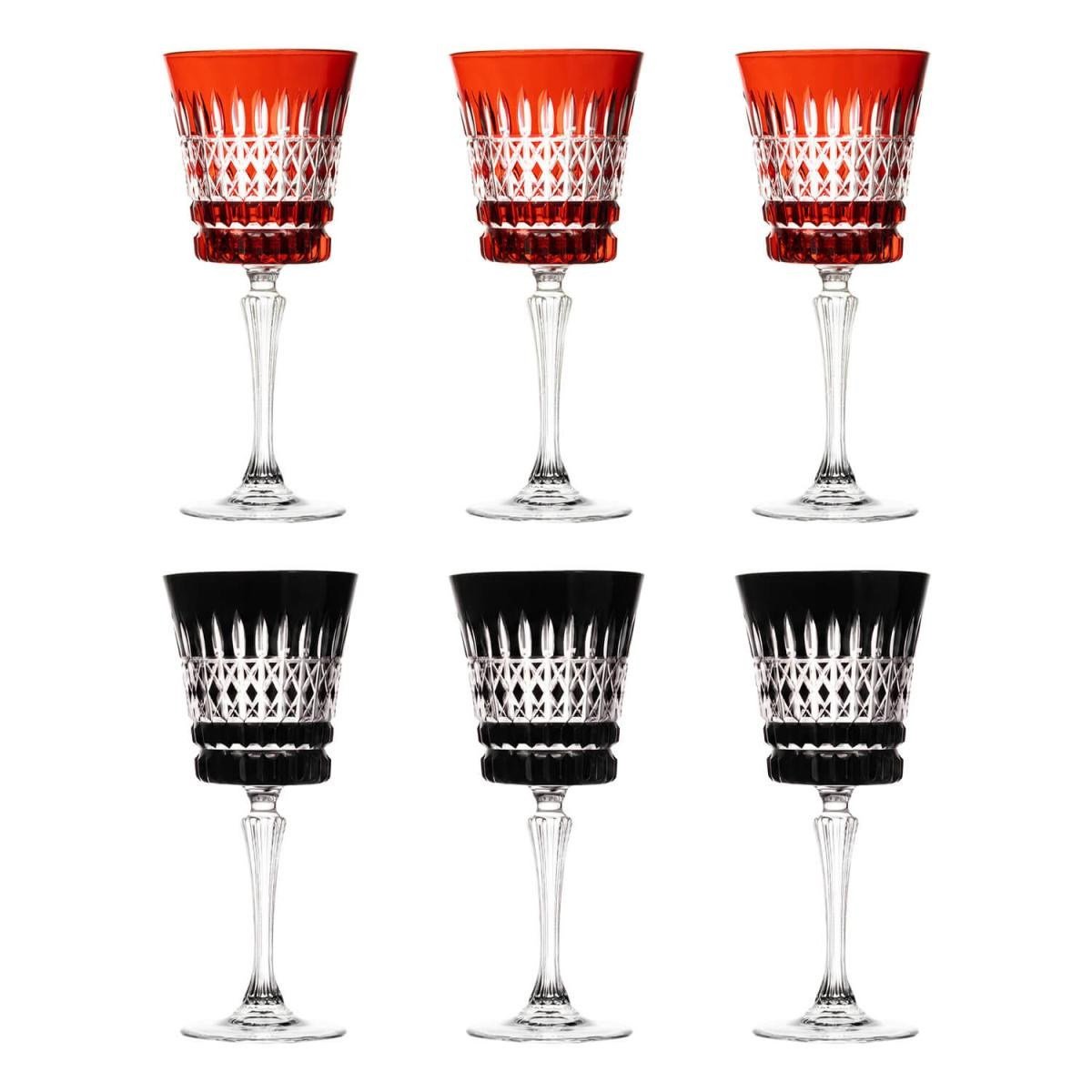 Lucky Art Duology Colour 6'lı Kadeh Seti 300 Ml