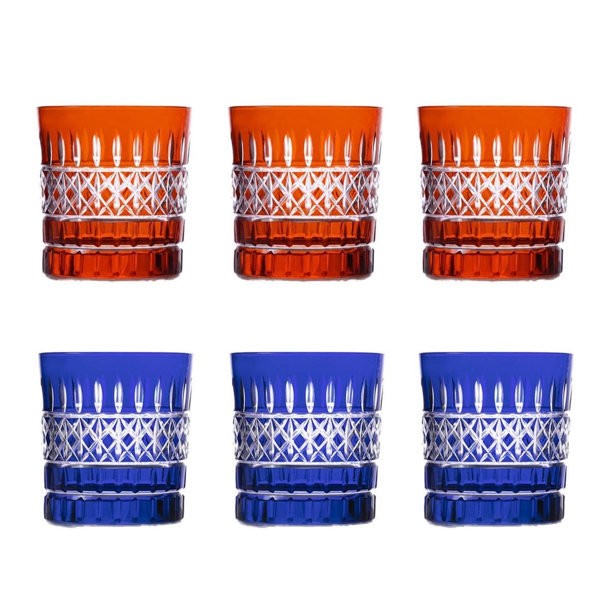 Lucky Art Duology Colour 6'lı Meşrubat Bardağı Seti 360 Ml