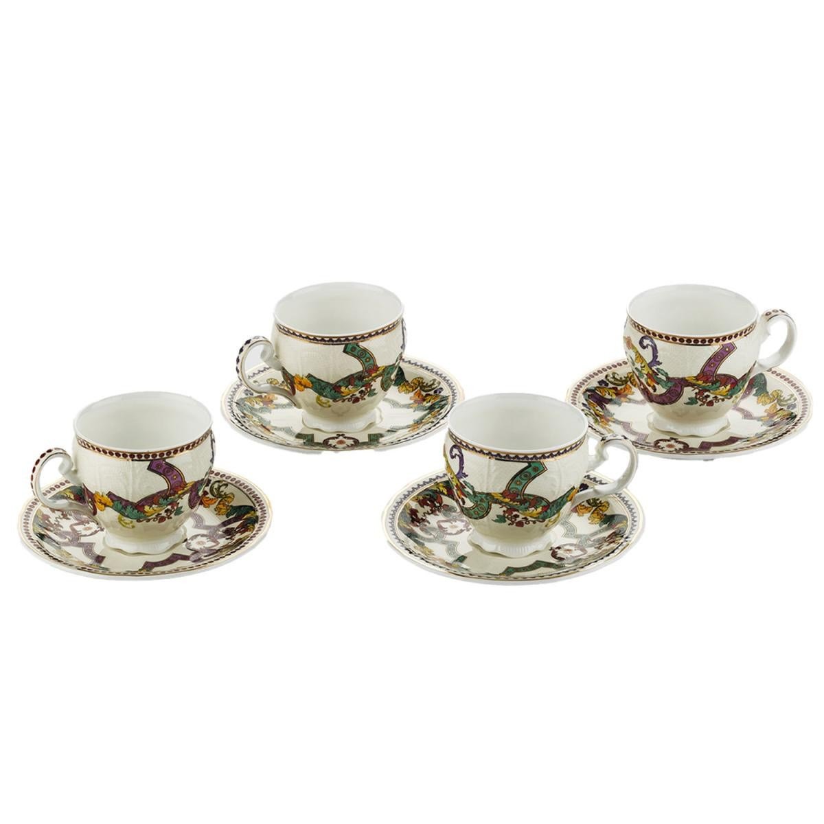 Lucky Art Velora Bone 4’lü Çay Fincanı Seti 175 Ml