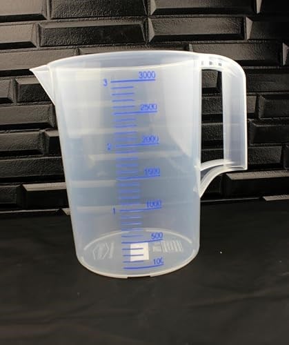 Lüks Plastik Ölçü Kabı 3 Litre