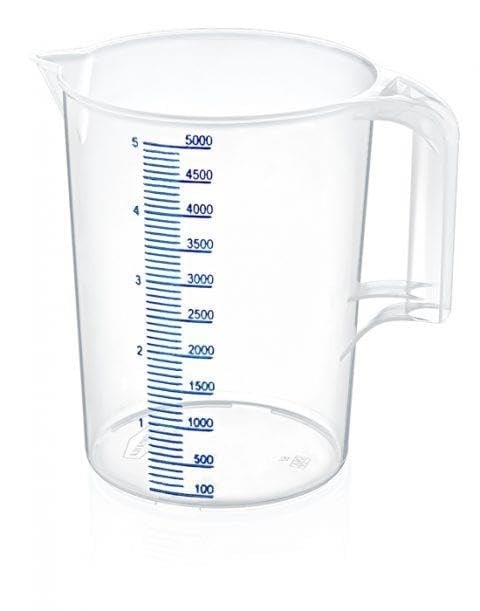 Lüks Plastik Ölçü Kabı 5 Litre