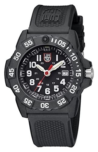 Luminox Navy Seal XS.3501.F Erkek Saati 45 mm - Siyah Tarih Fonksiyonunda Dalış Saati 200m Suya Dayanıklı, Siyah, Spor