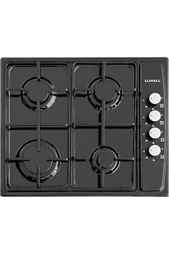 Luxell Lx-420F 4 Gözlü Emniyetli Set Üstü Siyah Ocak-Lpg