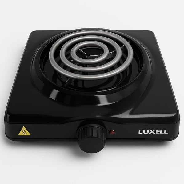 Luxell LX-7130 Hotplate Siyah Emaye Spiral 1000W