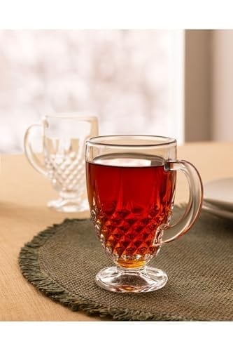Madame Coco Lasalle 4'lü Çay Fincanı, Şeffaf