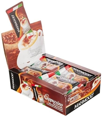 Mahmood Cappuccino Çikolata Parçacıklı (25 Gr x 20 Adet)
