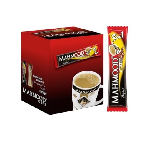 Mahmood Coffee 3 ü 1 Arada Hazır Kahve 24 Adet X 18 Gr - Seçenekler: 10 adet, 24 adet, 42 adet, 6 adet, 40 adet