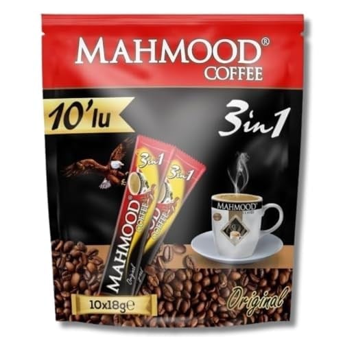Mahmood Coffee 3'ü 1 Arada Kahve 18 gr x 10 Adet