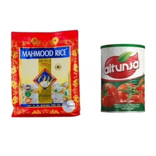 Mahmood Rice - 1121 Basmati Pirinç 900 gr ve Altunsa Domates Salçası 830 gr