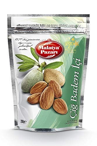 Malatya Pazarı Çiğ Badem İçi A Kalite 200 Gr