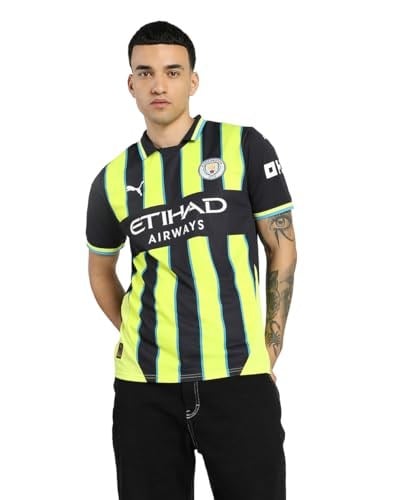 Manchester City Away Erkek Mavi Futbol Forma 77508602