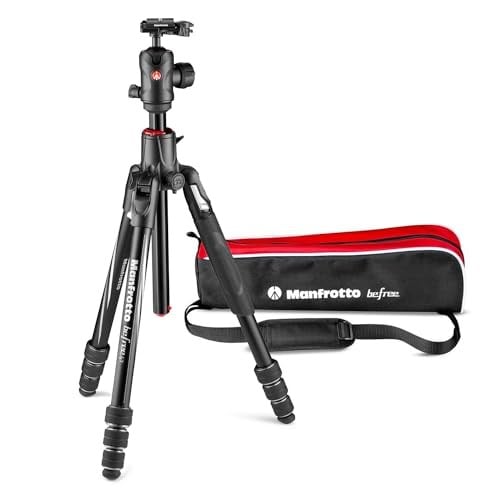 Manfrotto Befree GT XPRO 4 Bölümlü Alüminyum Seyahat Tripod MH496 Bilyeli Başlı