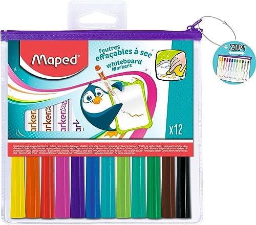Maped BEYAZ TAHTA KEÇELİ KALEMİ- FARKLI RENKLERDE