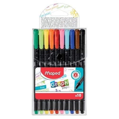 Maped Ofis Ve Kırtasiye 749150 Keçeli Kalem 10'lu Paket - Seçenekler: 10 adet, Kompakt, 20 Adet
