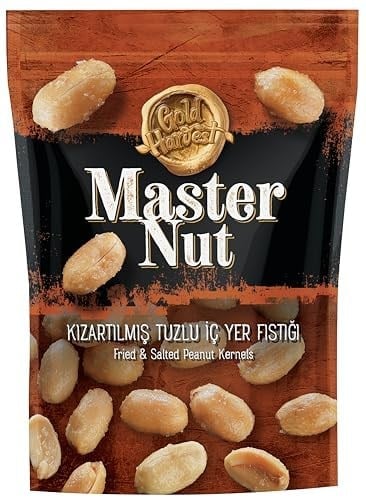 Master Nut Kızartılmış Yer Fıstığı, Tuzlu, 150gr Tekli Paket