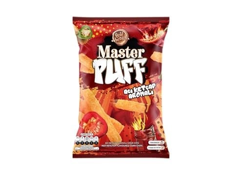 Master Puff Acı Ketçap Çeşnili Mısır Çerezi 90gr