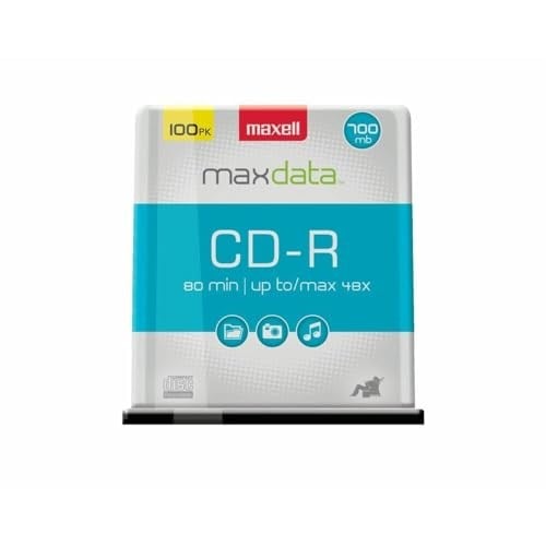 Maxell CD-R X 100 – 700 MB – depolama (648200) -