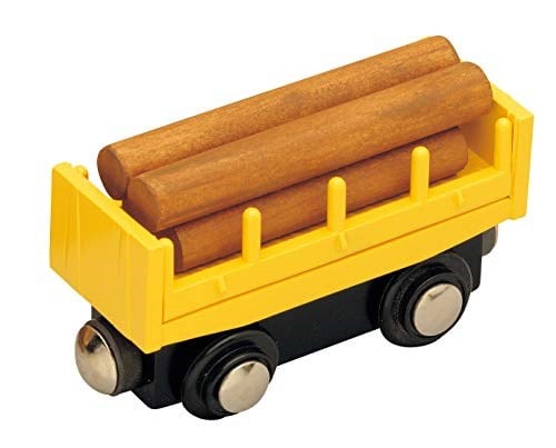 Maxim Enterprise ahşap Demiryolu LOG Car.