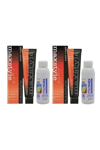 Maxstyle SPS600 Argan ve Keratin 2025/000 Naturel Açıcı 60 Ml 2 Adet Saç Boyası + 2 Adet 90 Ml Oksidan