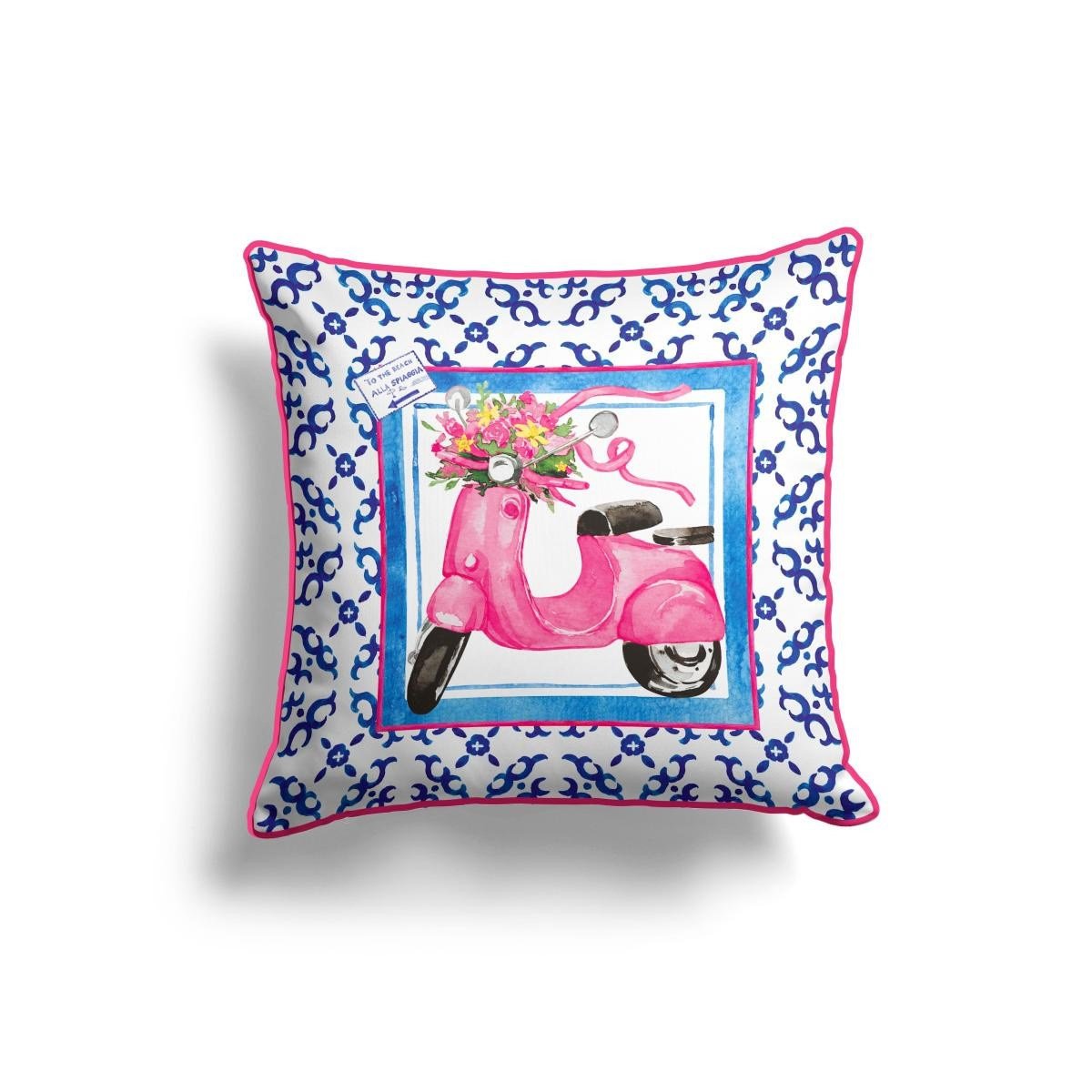 Maxxdeco 43x43 Cm Biyeli Kırlent Kılıfı