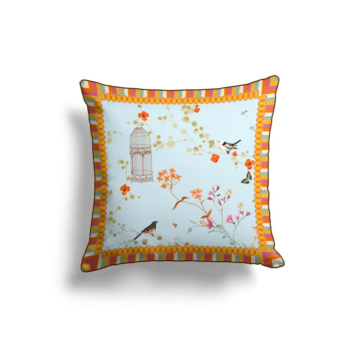 Maxxdeco 43x43 Cm Biyeli Kırlent Kılıfı- 12562