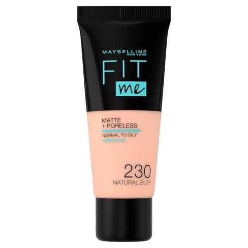 Maybelline New York Fit Me Matte+Poreless Fondöten - 230 Natural Buff (30 ml)