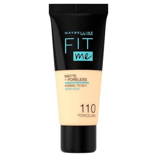 Maybelline New York Fit Me Matte+Poreless Fondöten - 110 Porcelain (30 ml)