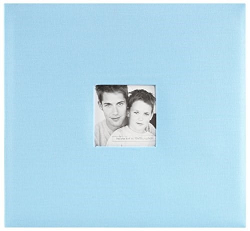 MCS MBI Fashion Stoff 30,48 cm 30 cm (30 cm) sayfa Top Load Scrapbook fotoğraf açıklığı ile, gök mavisi, 12 by 12