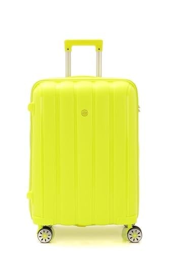 MÇS Polipropilen Valiz 65 Cm Açık Sarı Orta Boy, V305, Açık Sarı, Üniseks Yetişkin